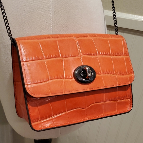 Coach Handbags - Like NEW Coach Bowery Croc Embossed Crossbody